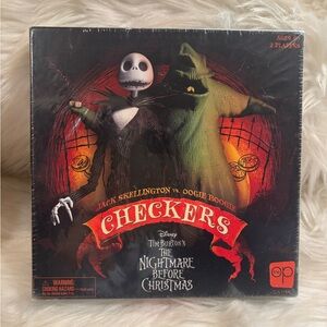 Disney The Nightmare Before Christmas Checkers - Black and Green